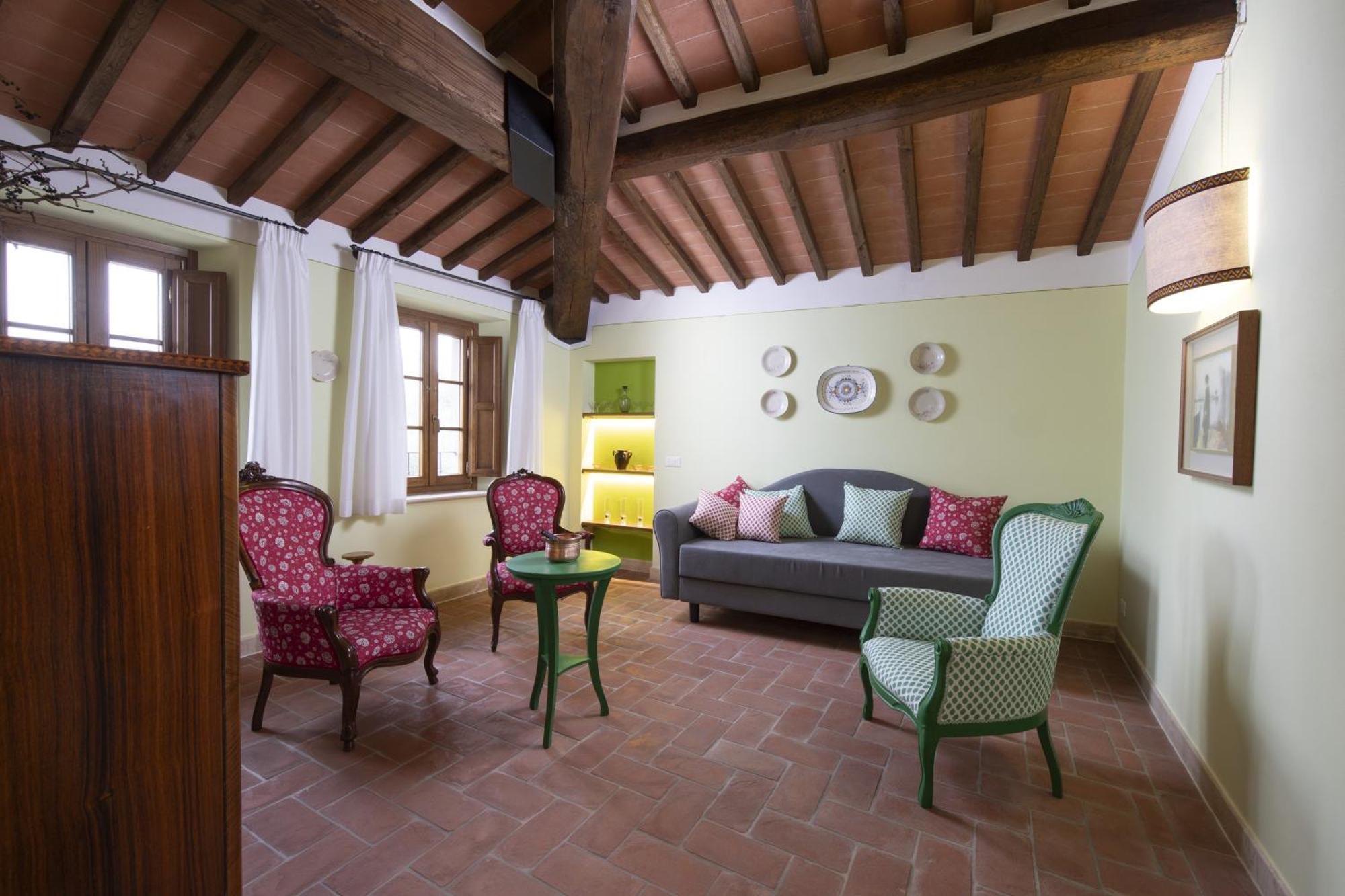 הוילה גאיולה אין קיאנטי Borgo A Monti Di Sotto מראה חיצוני תמונה