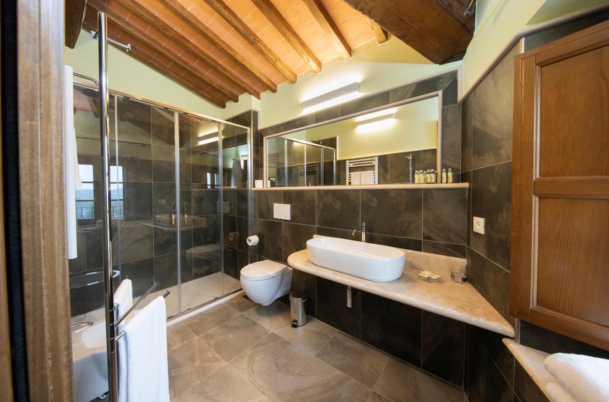 הוילה גאיולה אין קיאנטי Borgo A Monti Di Sotto מראה חיצוני תמונה